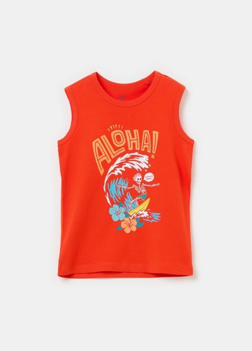 Tank pour enfant 9-10 ans - Dark Orange