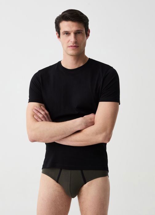 Lot de 3 Slips pour hommes - M - Multicolore - Couleur blanche - Pour adultes - Confortable