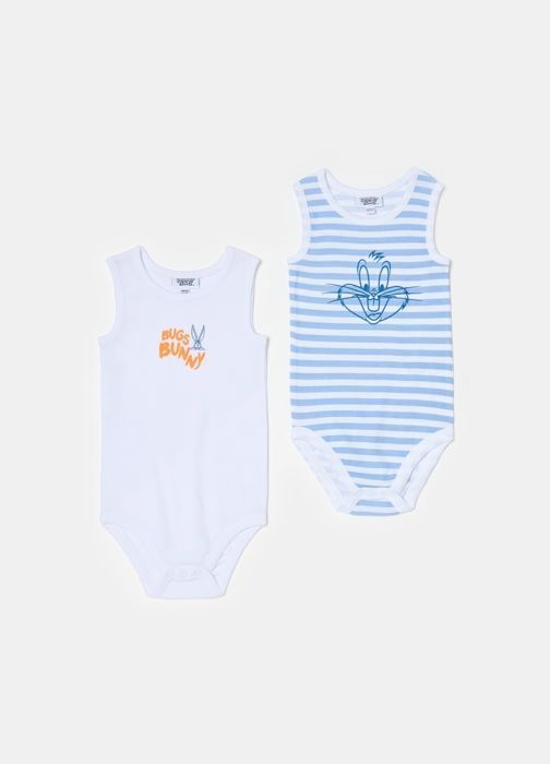 Pack 2 BODY BO BRIGHT WHITE 24-30 mois - Blue/White