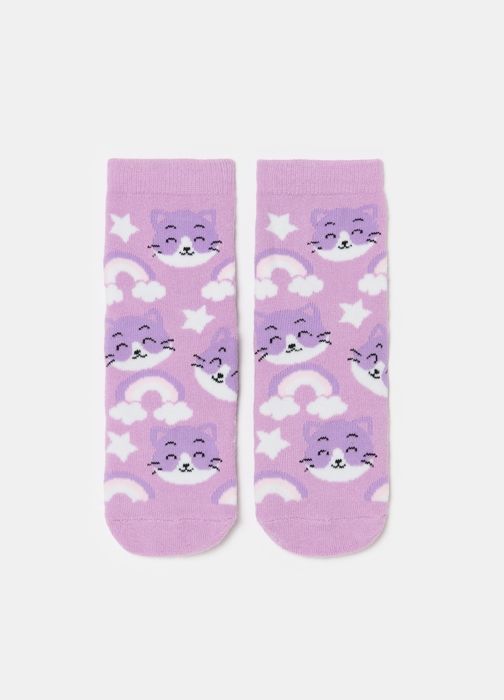 Chaussettes pour Enfants - 6-8 ans - Mauve