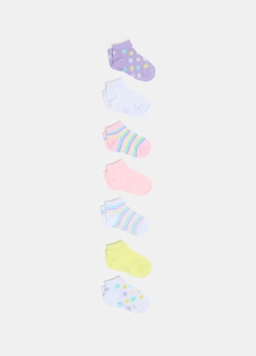 Lot 2 Chaussettes pour bébé - 24-30 Mois - Gris et Rouge