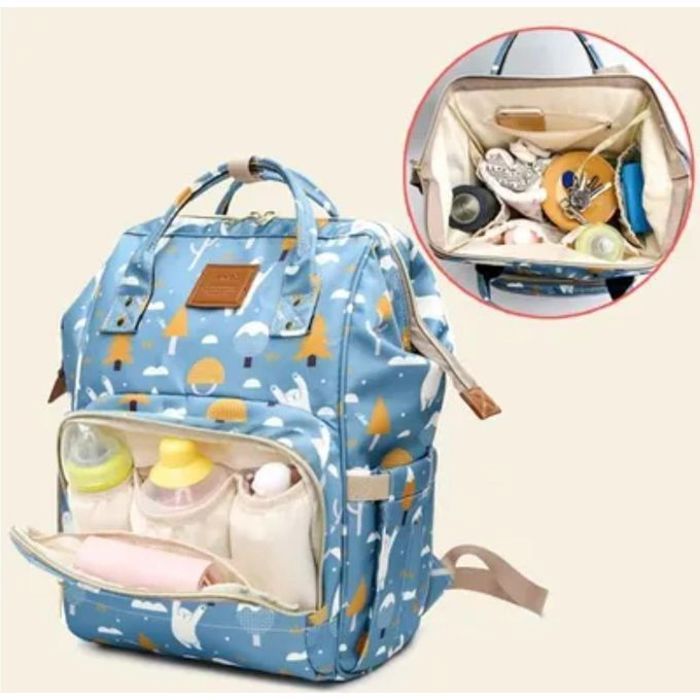 Sac à Dos à Langer Imprimé - Élégant et Pratique
