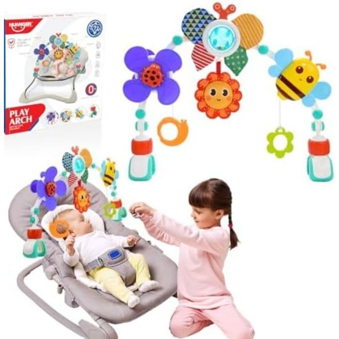 Arche de Jeu Suspendue Bébé - Jouet Éducatif Multicolore