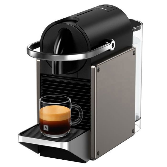 Cafetière - NESPRESSO - PIXIE TITANIUM C62 - 0.7L - 19 bar - Arrêt automatique 2 mins
