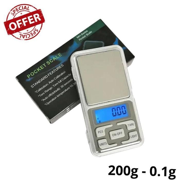 Balance de précision 0.1Gg-200g professionnelle très précise pesée scale bijoux or herbe épices