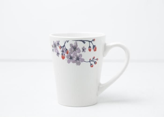 MUG EN PORCELAINE BLANC  325ML