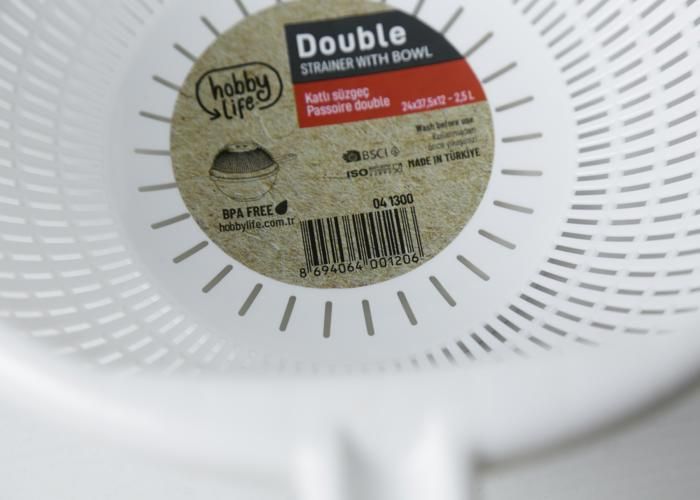 PASSOIRE BLANC 2,5 L - Hobby life