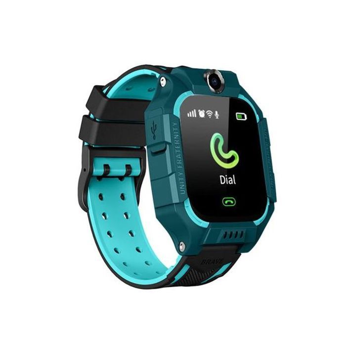 Montre connectée pour enfants - Bleu - Appels, GPS, Caméra, SOS, Étanche