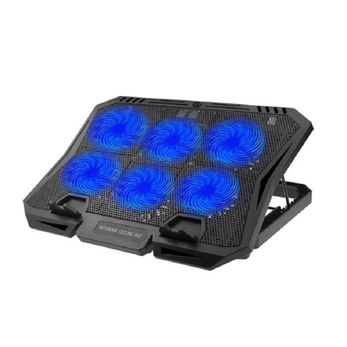 Ventilateur refroidisseur - LED LIGHT - A6 - 6 ventilateurs - Design ergonomique - Silencieux
