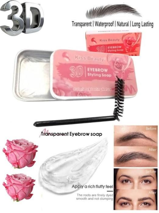 Fixateur d sourcils, Savon modelage des sourcils.3D.