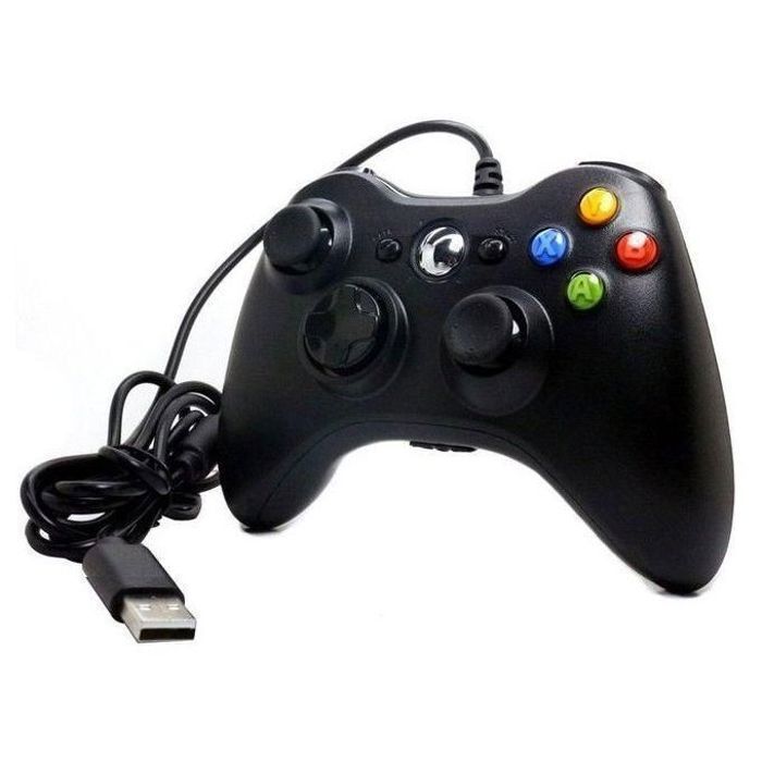 Manette Filaire USB Compatible Xbox 360 pour PC Windows