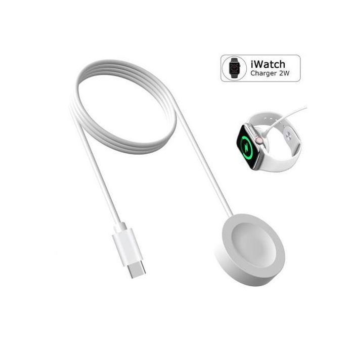 Chargeur de Câble Type-C Magnétique pour Apple Watch - Compatible SE2/SE/8/7/6/5/4/3/2/1