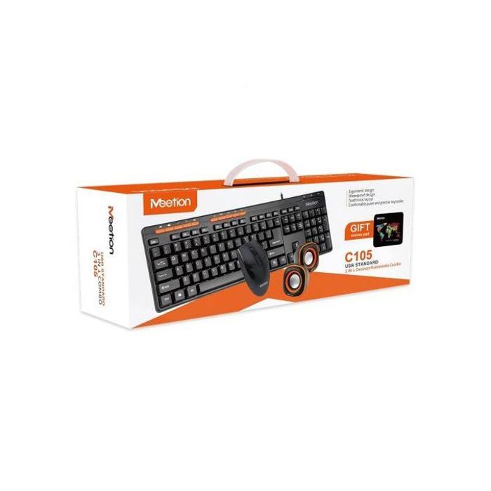 Ensemble Clavier, Souris et Haut-Parleurs Meetion Tech MT-C105