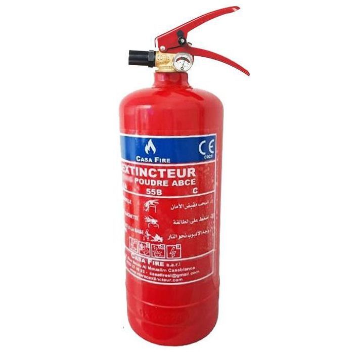 Fire l'extincteur voiture avec support certifié