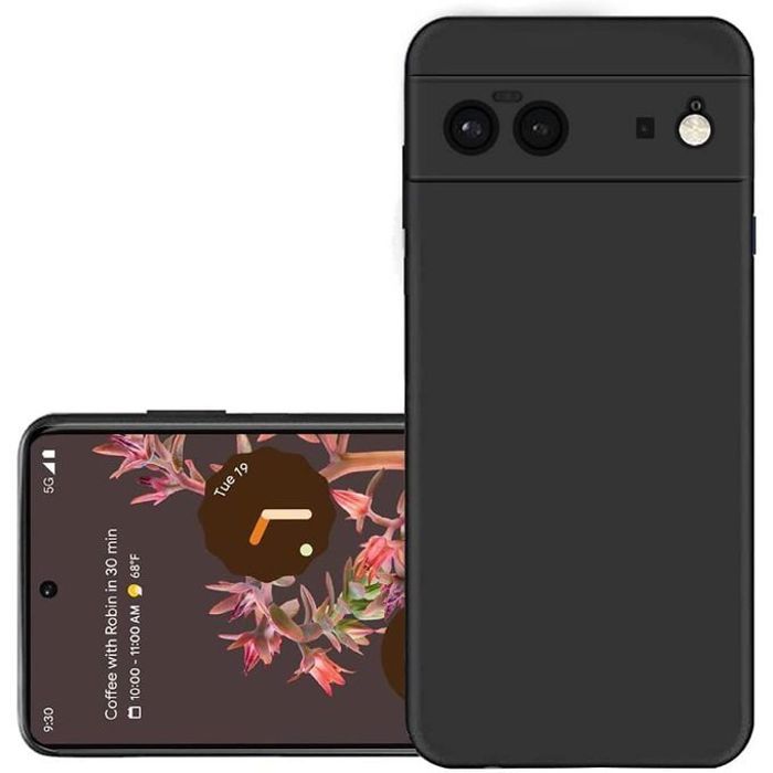 Pochette Silicone pour google pixel 6 : Noir