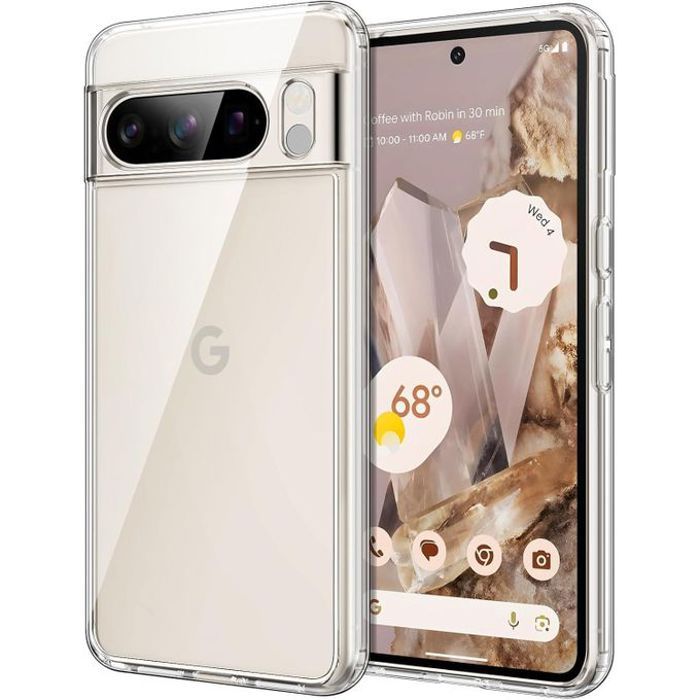Pochette transparente pour google pixel 8 PRO