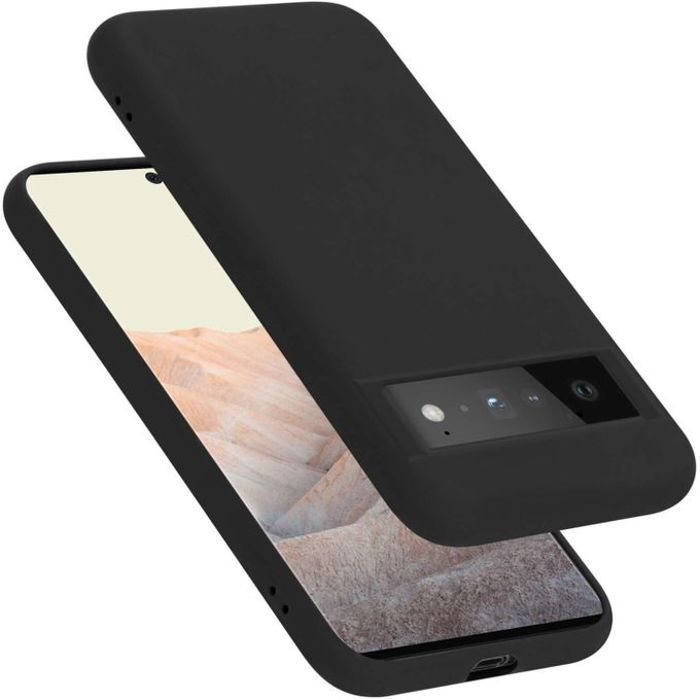 Pochette Silicone pour google pixel 6 pro : Noir