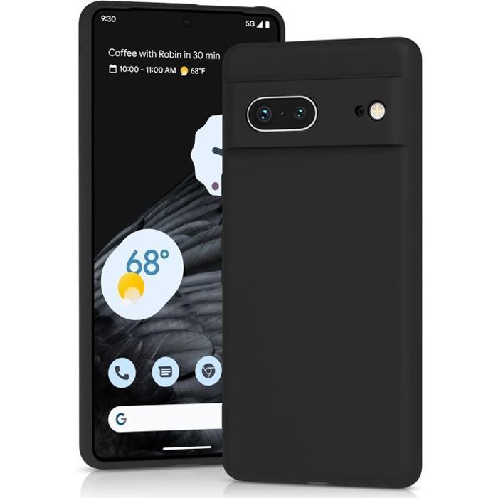 Pochette Silicone pour google pixel 7 : Noir