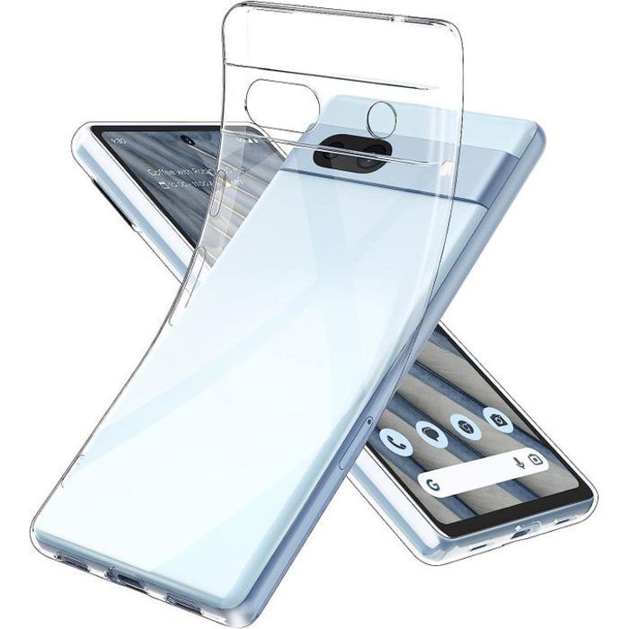 Pochette transparente pour google pixel 7a