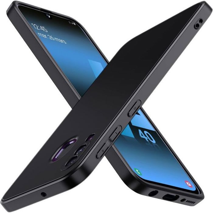 Pochette Silicone pour Samsung Galaxy A40: Noir