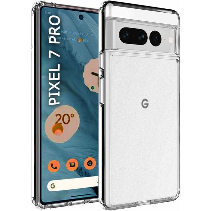 Pochette transparente pour google pixel 7 PRO