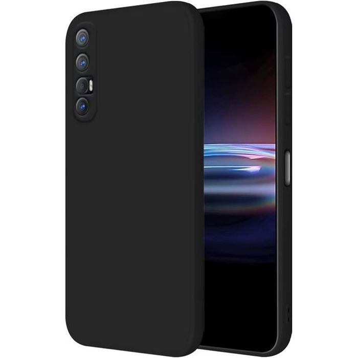 Pochette Silicone pour Oppo Find X2 Neo : Noir