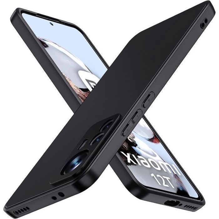 Pochette Silicone pour Xiaomi 12T / 12T Pro : Noir