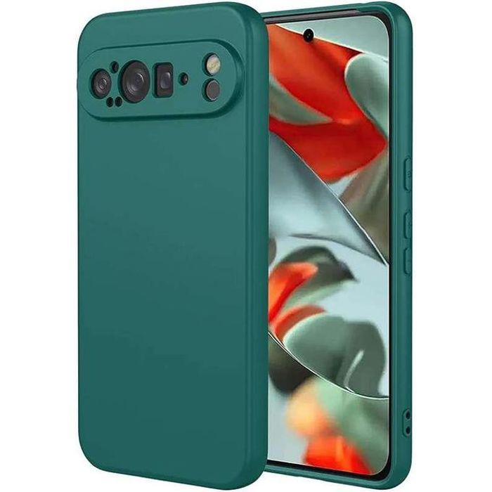 Pochette Silicone pour google pixel 9 Pro XL : Vert