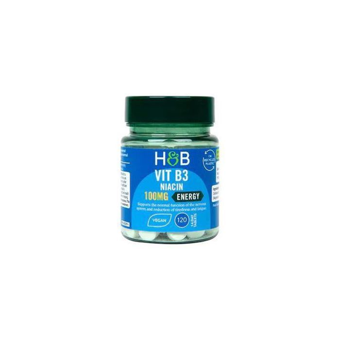 Vitamin B3 + Niacin 100mg 120 Tablets