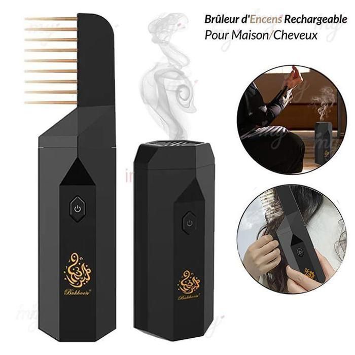 Bukhoon-Brûleur d'encens électronique et peigne portable Haute Qualité