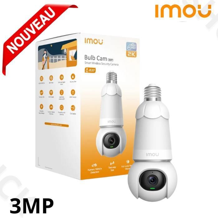 Camera 3MP Caméra de sécurité WiFi sans fil avec contrôle mobile à domicile