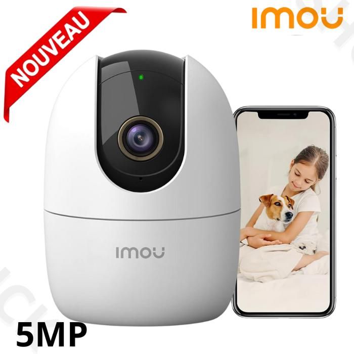 imou caméra 5mp ip wifi Ranger 2 full-hd Couverture 360°
