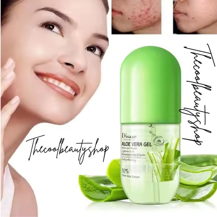 Gel hydratant, nourrissant, Anti-acné, réparation après soleil 92%, à l'aloe Vera, pour visage