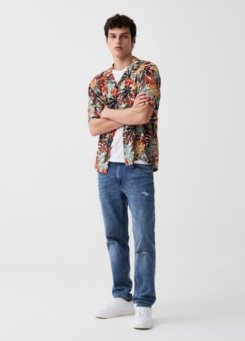 GHPRINT04 SH MULTICOLOR - Orange/Brown