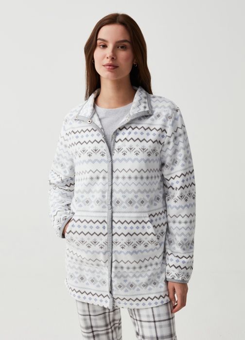 130 VESTAGLI OFF WHITE - Blue/White