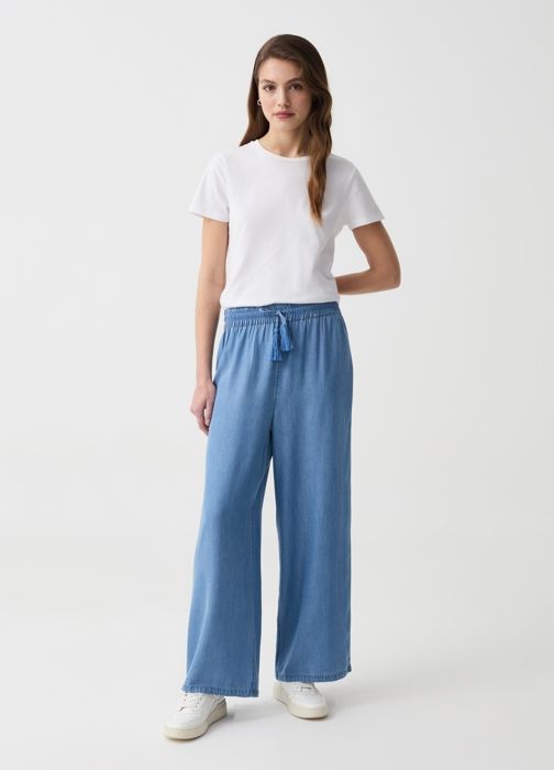 FLUID DENIM  LIGHT BLUE - Denim