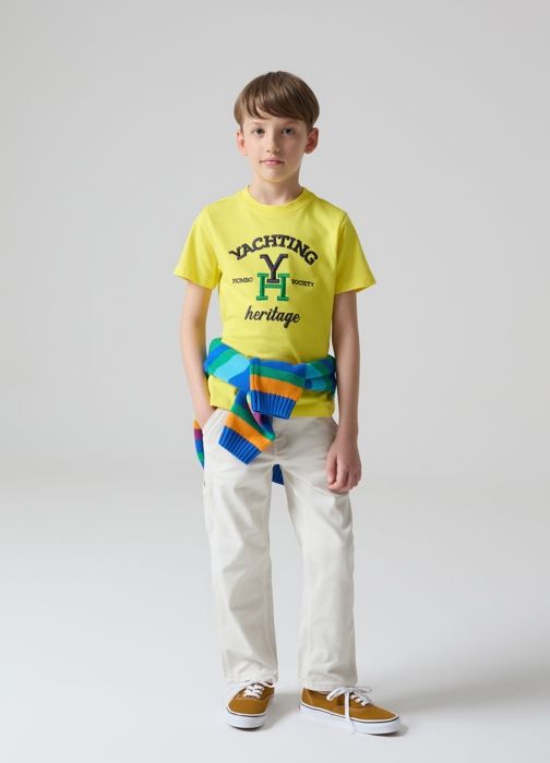 T-SHIRT BRIGHT WHITE - Yellow