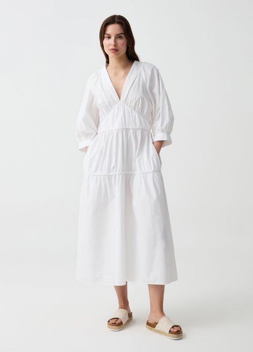POPELINE DRE LUCENT WHITE - Optical White