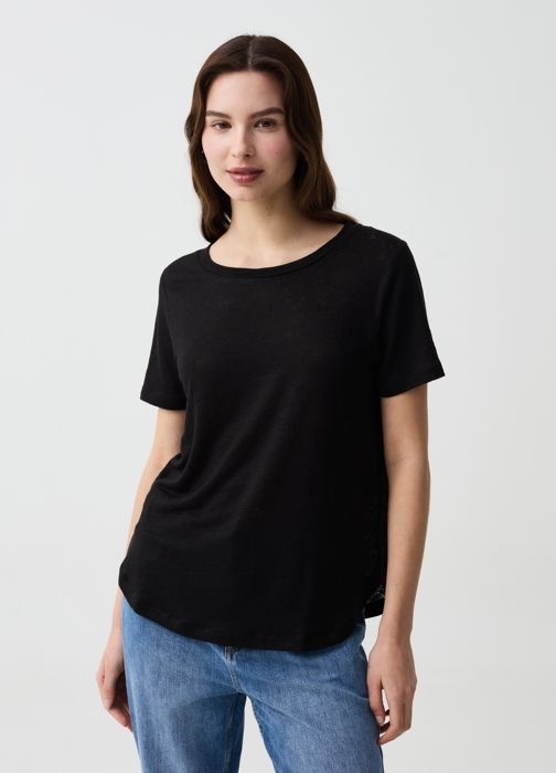 TSHIRT POUR FEMME - DARK BLACK               