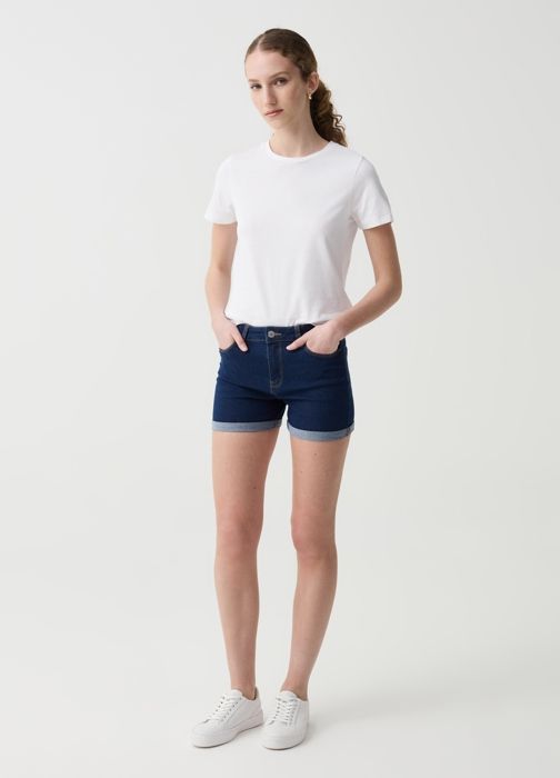 SUMMER BASIC BLACK - Medium Wash