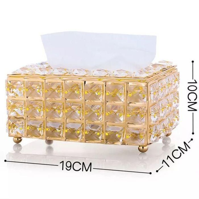 Boîte à mouchoirs en Cristal distributeur de serviettes