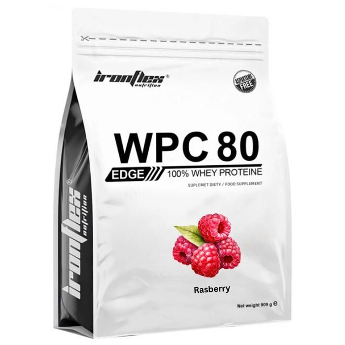 WPC80 eu Edge Raspberry 909 g- 100% whey Protéines, BCAA & Acides Aminés