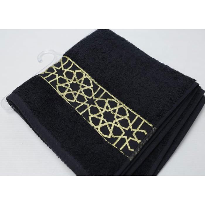 SERVIETTE TOILETTE ARABESQUE 500G BLACK 50*90