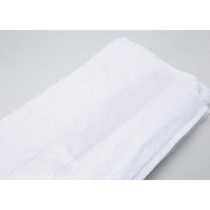 Serviette - Jouhara - 100x180 cm - Blanc - 400g/m² - Tissu Coton