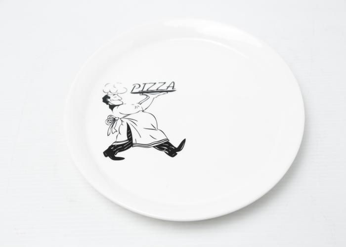 ASSIETTE À PIZZA EN PORCELAINE 20CM