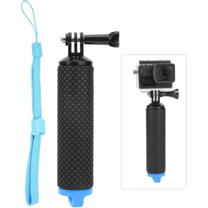 Poignée flottante à main monopode, compatible avec les caméras Gopro, DJI OSMO et autres