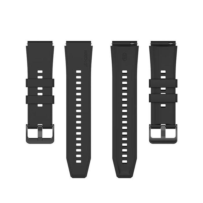Bracelet de rechange en silicone 22mm Stap Pour Huawei Watch 4/3/GT3/2 Pro, Samsung Watch 6/5/4/3 Gear S3