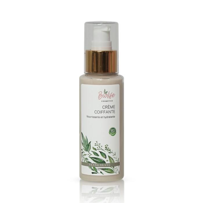 Crème Coiffante - BIO LIFE - Formule légère - Maîtrise des frisottis - Pour tous types de cheveux