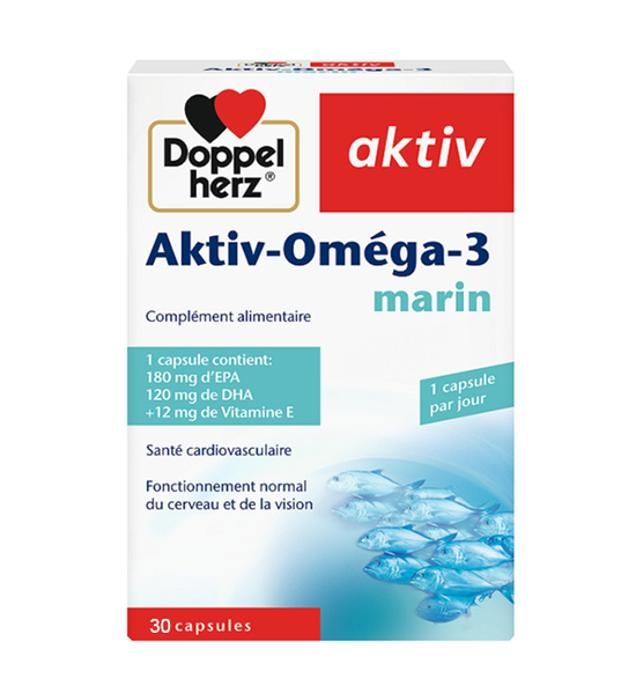 Doppelherz aktiv Oméga 3 marin 30 capsules