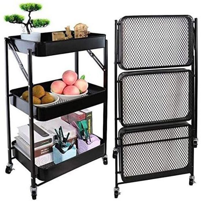 Etagère de rangement d'épissure de fruits et légumes de cuisine, support de rangement de salon,